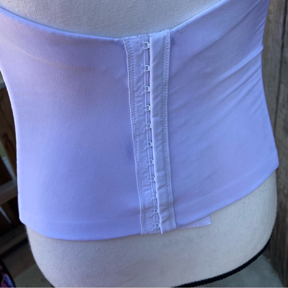 Victoria’s Secret White Bustier Corset Bra Gem